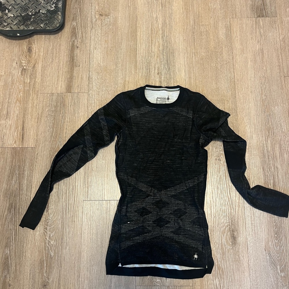 Smartwool Women's Black Crew Base Layer - image 1